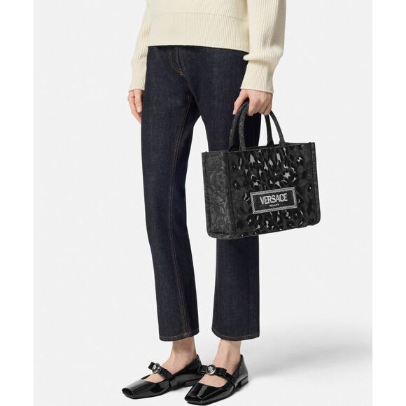 Versace Limited Edition Leopard Balocca Athena with Guitar Strap - Picture 3 of 3